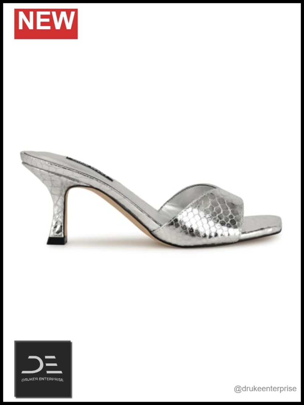 Nine West Women's Heeled Sandals, Slip-On Square Toe Dress Shoes